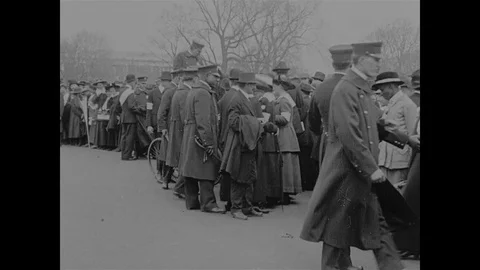1919-United States Congress / Washington / USA / 1917 - 1919 Stock Footage
