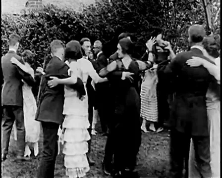 1920 - Dancing At Wedding  Stock Footage 29664046