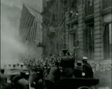 1920 - General Pershing - Driving Lower Broadway 01 Stock Footage