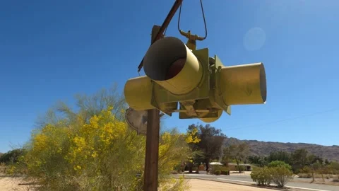 1920’s 4 way stop light Video stock 153282331