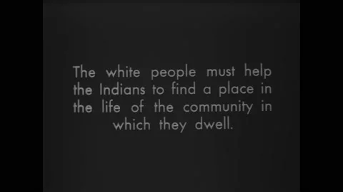 1920s - Native American students are dressed in western styles to assimilate to Stock Footage 164459509