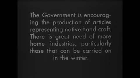 1920s - Native Americans weave baskets and woodcarve. Stock Footage 164458739