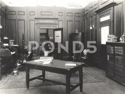 1920s office Stock-Fotos