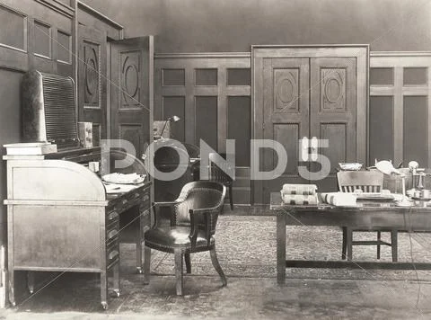 1920s office Stock-Fotos