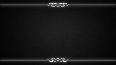 1920s Silent Film Credit Frame Stock Illustration