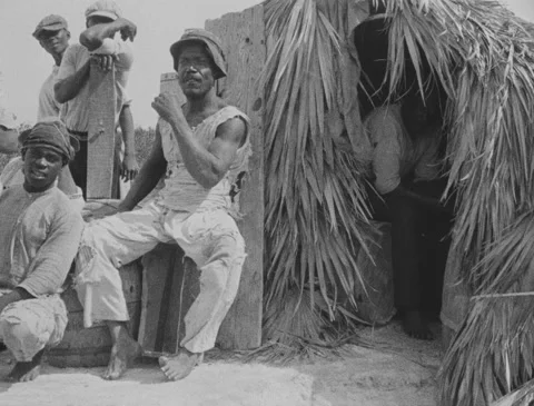 1920s - Sponging Workers Stock Footage 151235790