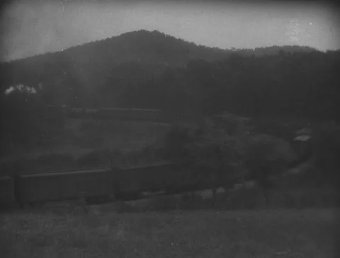 1920s - Train Passing Through Landscape 库存影片 151228887