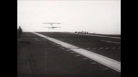 1920s - The US Navy Helldiver is developed, and precision bombing is practiced Stock Footage 92632935