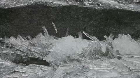 1920x1080 video - floating ice drift on the river at spring Stock-Footage 22184249