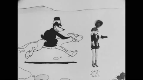 1926 - In this animated film, a live-act... | Stock Video | Pond5