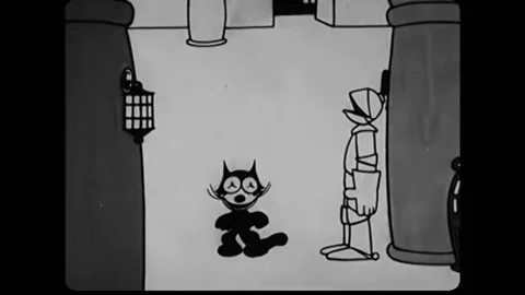 1927 - In this animated film, Felix the ... | Stock Video | Pond5