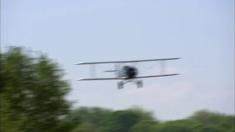 1927 Swallow Fly By Stock Footage 84122084