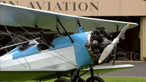 1927 Swallow Front Stat CU 動画素材 84120990