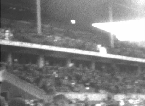 1929: CROWDS AT THE MELBOURNE CRICKET GROUNDS - AUSTRALIA Stock Footage 150555222