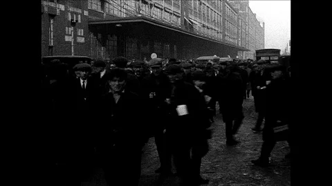 1929-Ford / Car Factory / Highland Park / USA / 1910-1929 Stock Footage