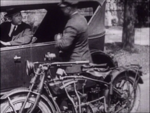1929-Vintage Car / USA / 1910-1919 Stock Footage
