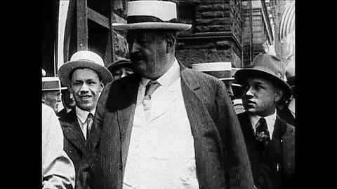 1929-William Hale Thompson / Chicago / USA / 1920 - 1929 Stock Footage