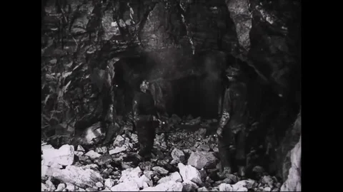 1930 - Silver is dissolved in a cyanide solution, precipitated, filtered, Stock Footage 83105887