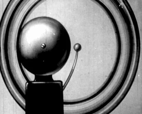 1930's Animation :  (Bell Ringing) Stock Footage 117965155