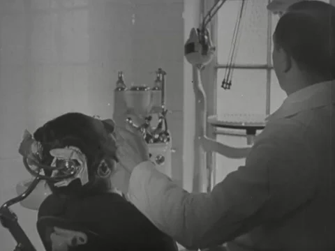 1930s: Dentist Stock Footage 229823561