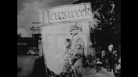 1930s - In this documentary directed by Frank Capra, Nazi Germany, fascist Italy Stock Footage 136194561