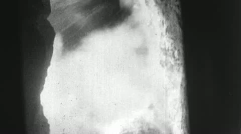 1930s DYNAMITE BLAST EXPLOSION Mining Ore in Cave Vintage Film Industrial Movie Stock Footage