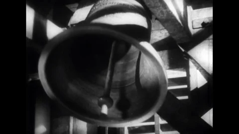 1930s: Liberty Bell Ringing Stock Footage 74789750
