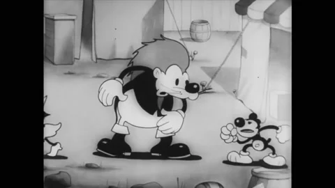 1931 - In this animated film, Toby the P... | Stock Video | Pond5