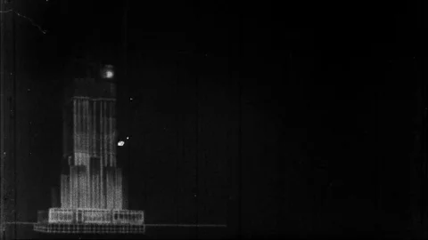1931-Empire State Building / Art Deco / New York City / 1930-1931 Stock Footage
