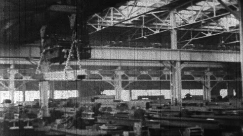 1931-Empire State Building / Working / New York City / 1930-1931 Stock Footage