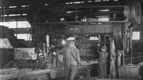 1931-Empire State Building / Working / New York City / 1930-1931 Stock Footage