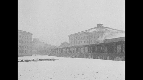 1931-Revolte / Prison / USA / 1931 Stock Footage