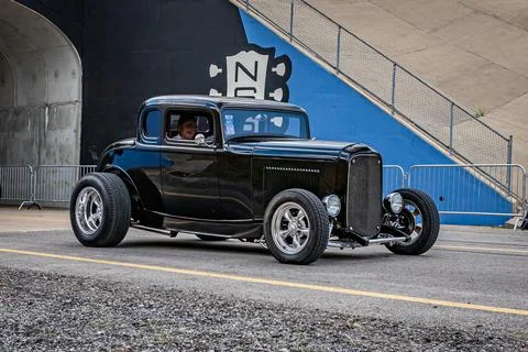 1932 Ford Highboy Five Window Coupe Foto stock