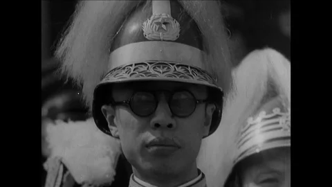 1932-Invasion / Japanese Army / Manchuria / 1931 - 1932 Stock Footage
