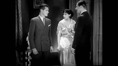 1932 - In this pre-code musical comedy, two men get into an argument and they Stock Footage 246365092