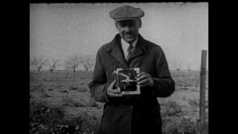 1932-Robert H. Goddard / Rocket Pioneer / USA / 1923 - 1932 Stock Footage 77985878