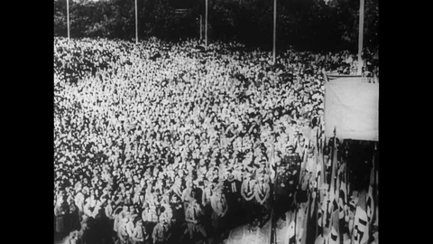 1933-3rd Reich / Adolf Hitler / Youth Meeting / Thuringia / Germany / Jun 18, Stockbeeldmateriaal 77897332