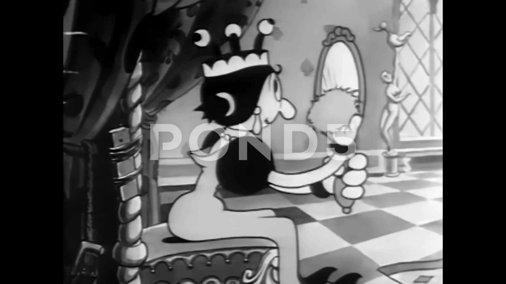 1933 - In this animated Snow White story, Betty Boop arrives at a wintry  castle