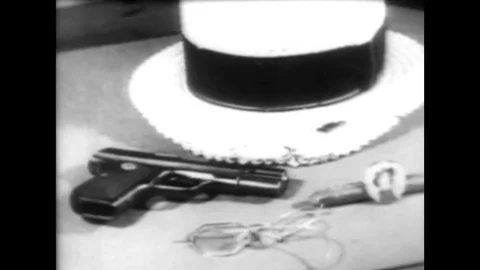 1934 - The corpses of John Dillinger and Baby Face Nelson are seen in the morgue Stock Footage 126074002