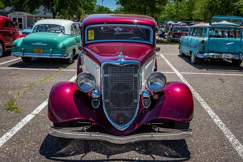 1934 Ford Model 40 Tudor Sedan Stock Photos