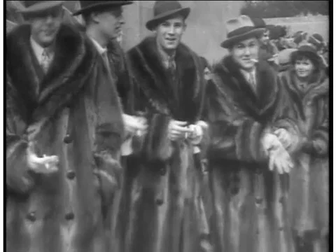 1934 Fur Fashion Show at Rockefeller Cen... | Stock Video | Pond5