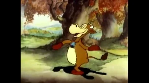 1935 - In this animated film, Molly Moo-... | Stock Video | Pond5