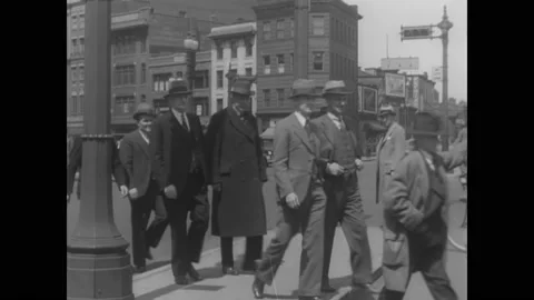 1935 - Mobster Dutch Schultz is brought to trial for tax evasion (narrated in Stock Footage 164457367