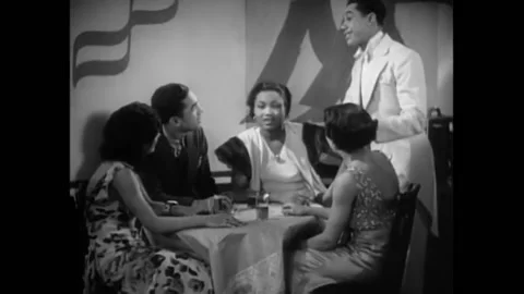 1935 - In this musical, Cab Calloway leads his friends from the Cotton Club Stock Footage 246360913