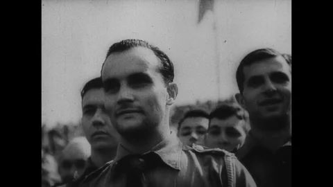 1935-NSDAP / Nuremberg Rally / Nuremberg / Germany / 1935 Stock Footage