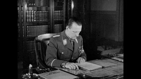 1935-Politician / National Socialism / Germany / 1934-1935 Stock Footage