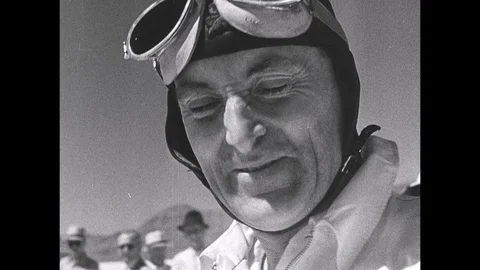 1935-Speed Record / Malcolm Campbell / USA / 1935 Stock Footage 77916515