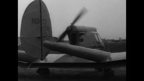 1936-Aviation History / Aeroplane / Test / USA / 1936 Stock Footage