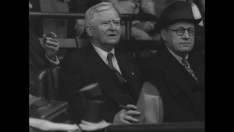 1936-Baseball / Fenway Park / Boston / USA / 1936 Stock Footage