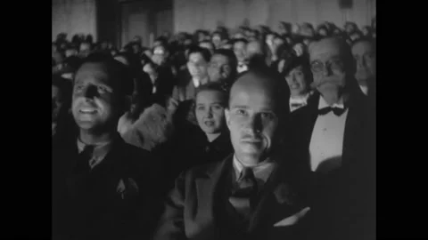 1936 - in this comedy, the audience in a movie theater watches enthralled as the Stock Footage 246296277